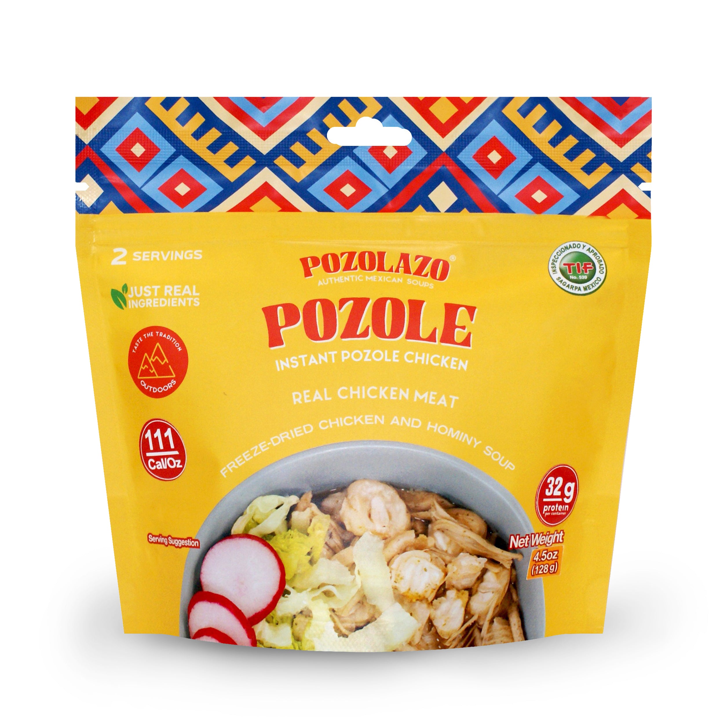 CHICKEN POZOLE - High Protein Outdoor Pouch
