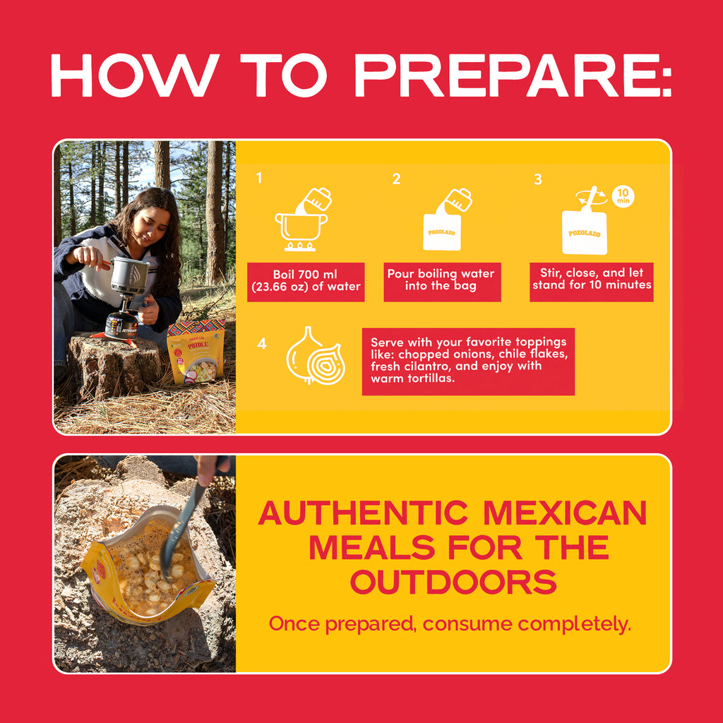 MENUDO SOUP - High Protein Outdoor Pouch