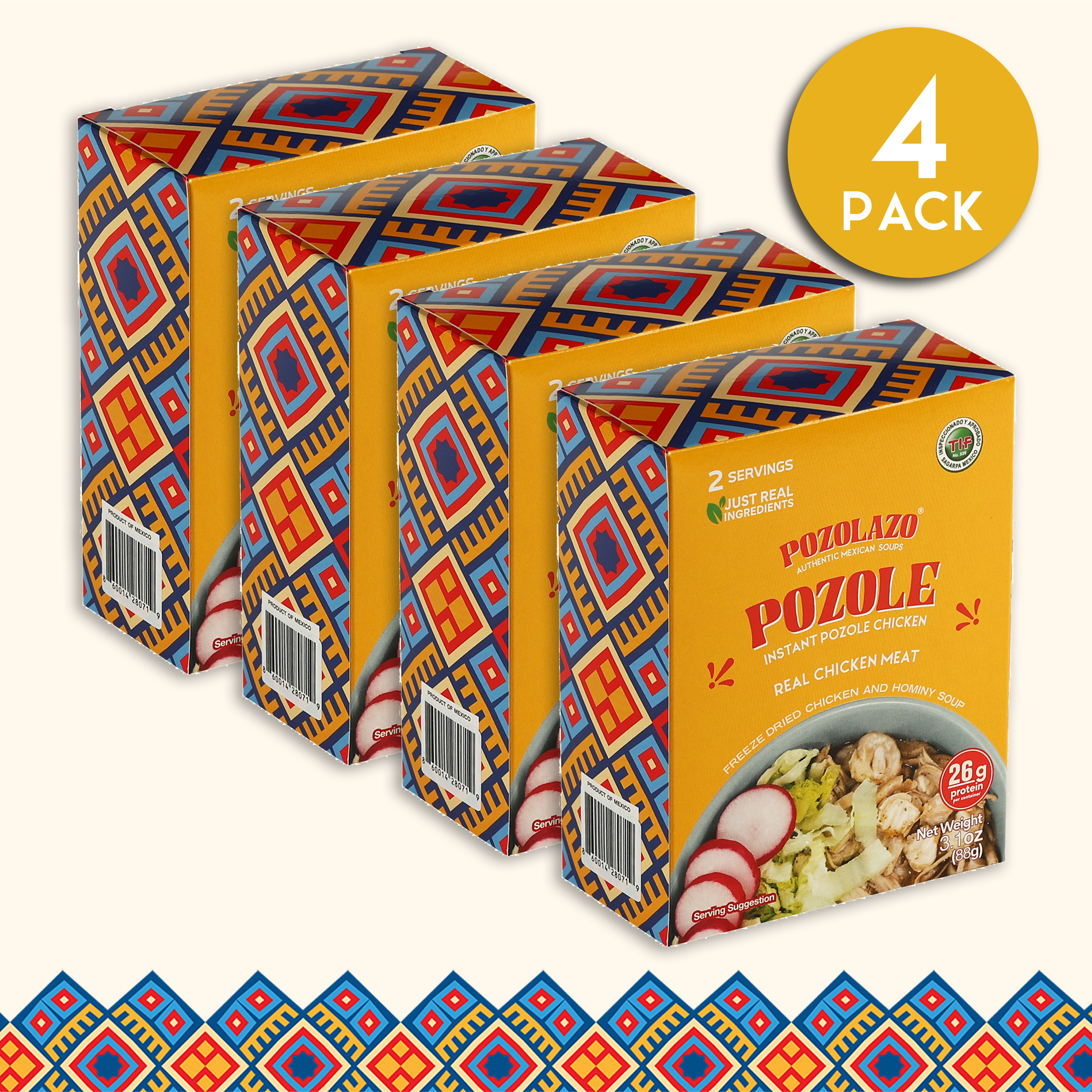CHICKEN POZOLE - Family Pack - Gourmet Experience