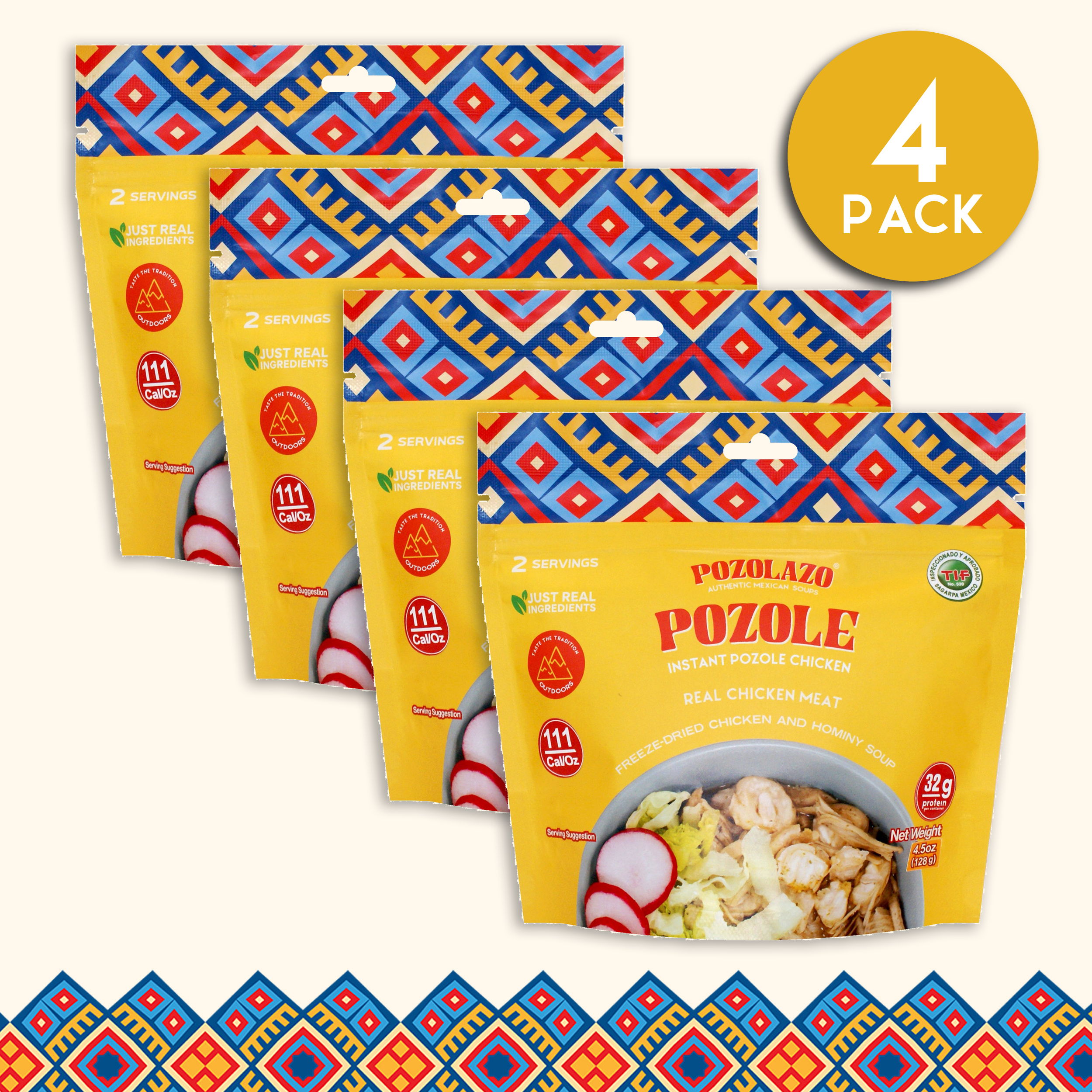 CHICKEN POZOLE - High Protein Outdoor Pouch