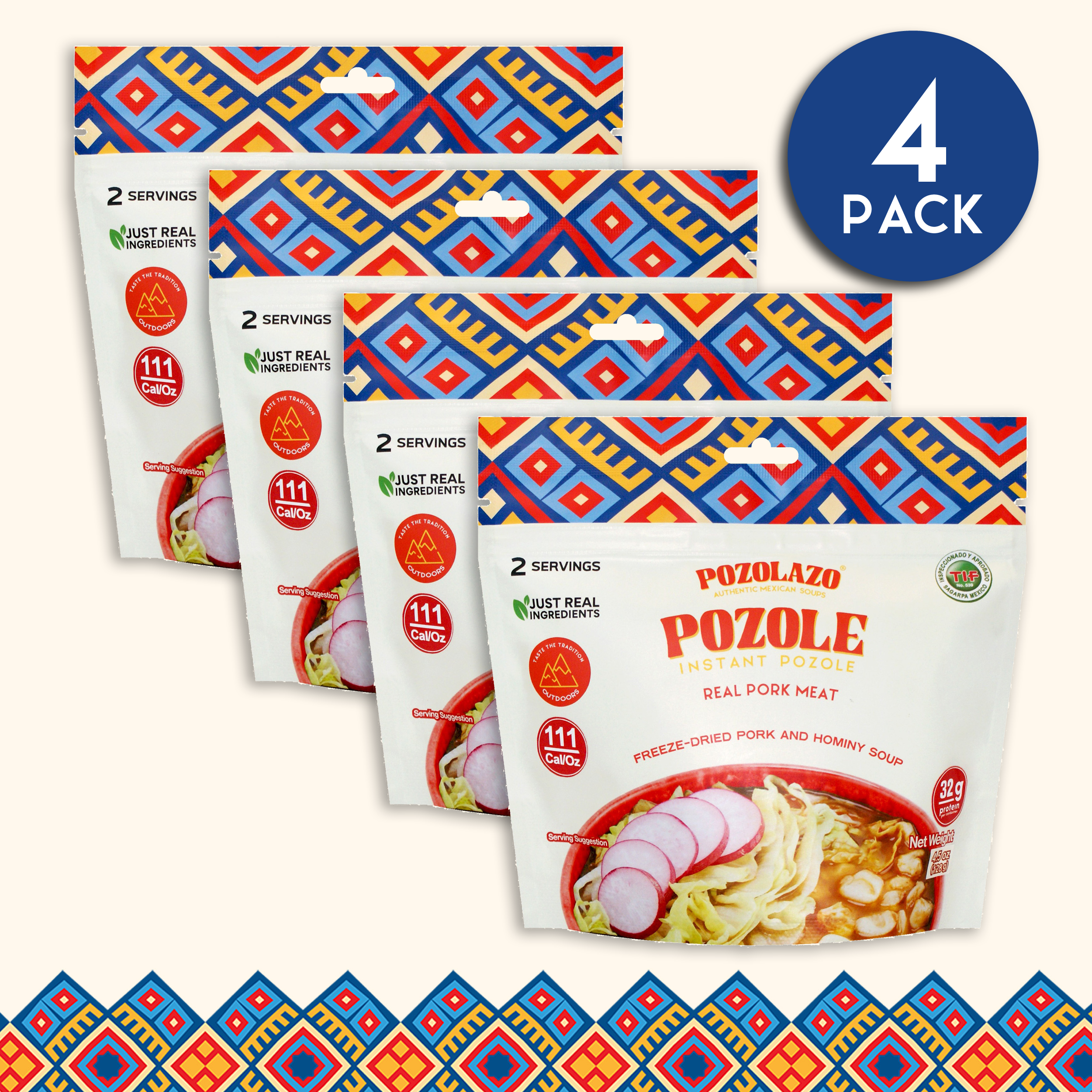 PORK POZOLE - High Protein Outdoor Pouch