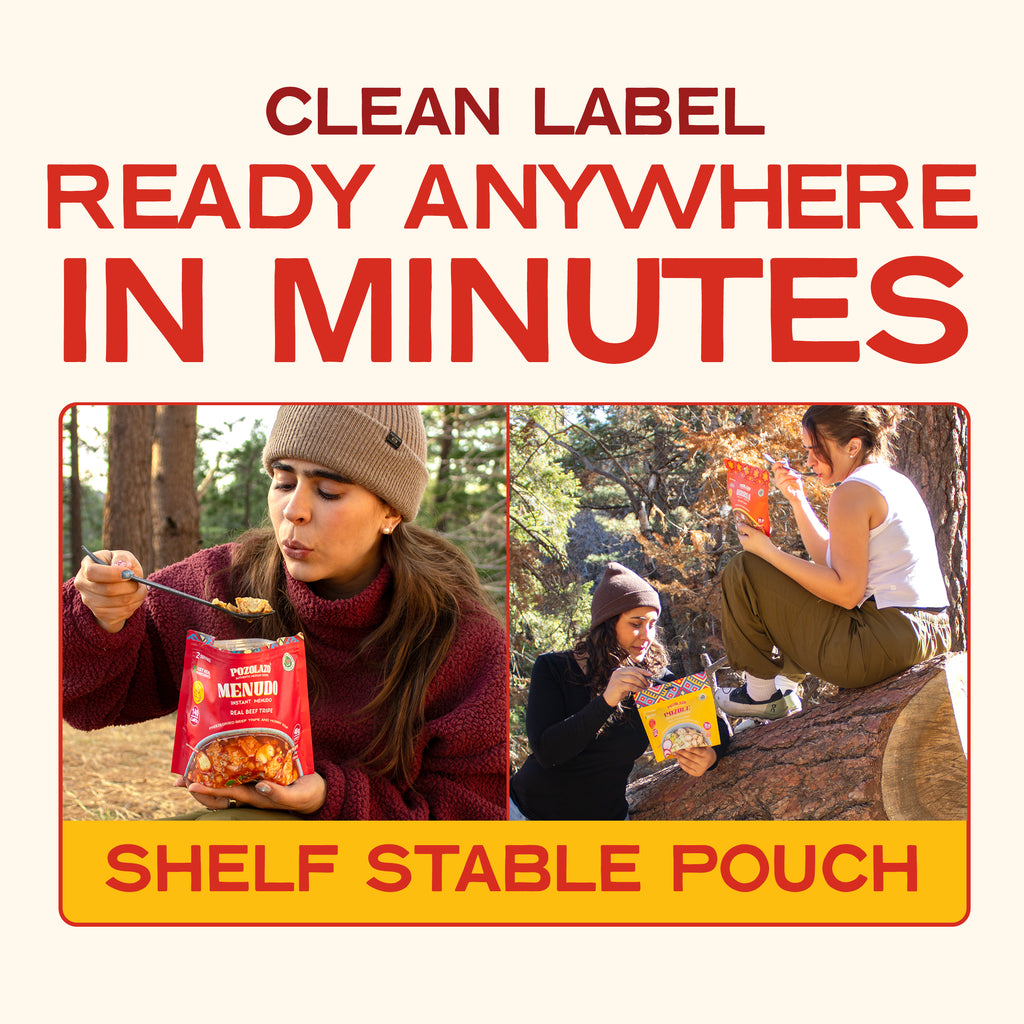 Wholesale 12 PACK | PORK POZOLE - High Protein Outdoor Pouch