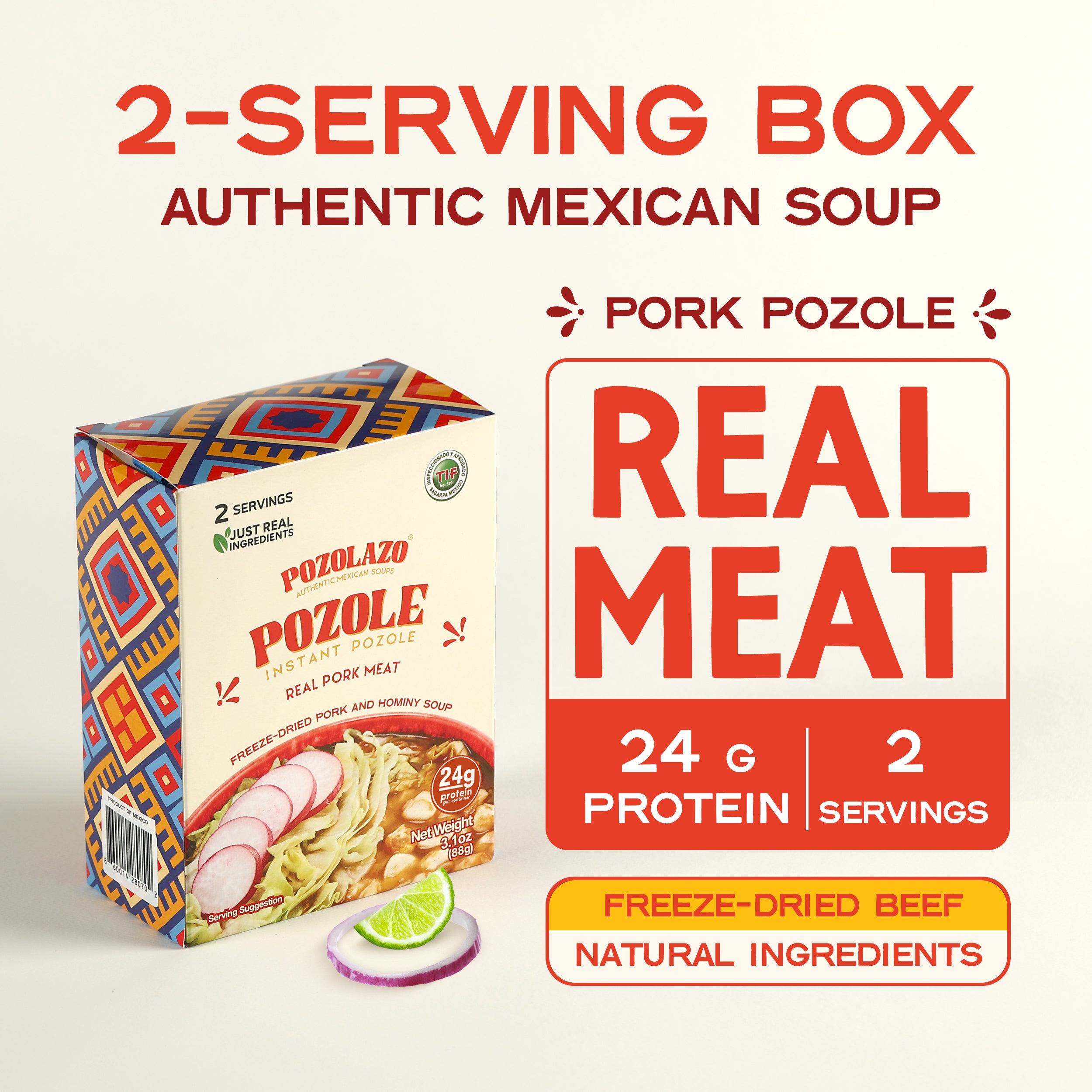 PORK POZOLE - Family Pack - Gourmet Experience