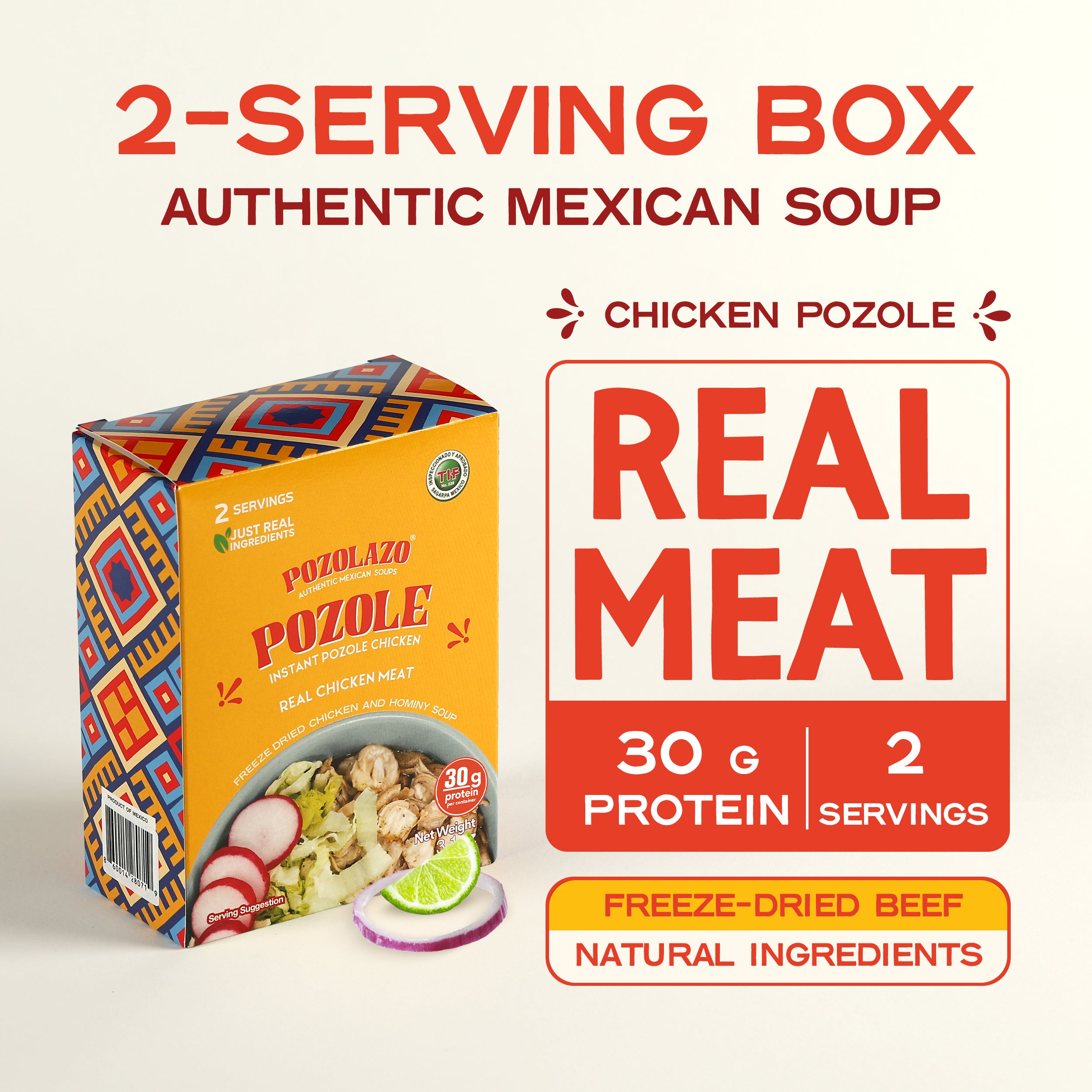CHICKEN POZOLE - Family Pack - Gourmet Experience
