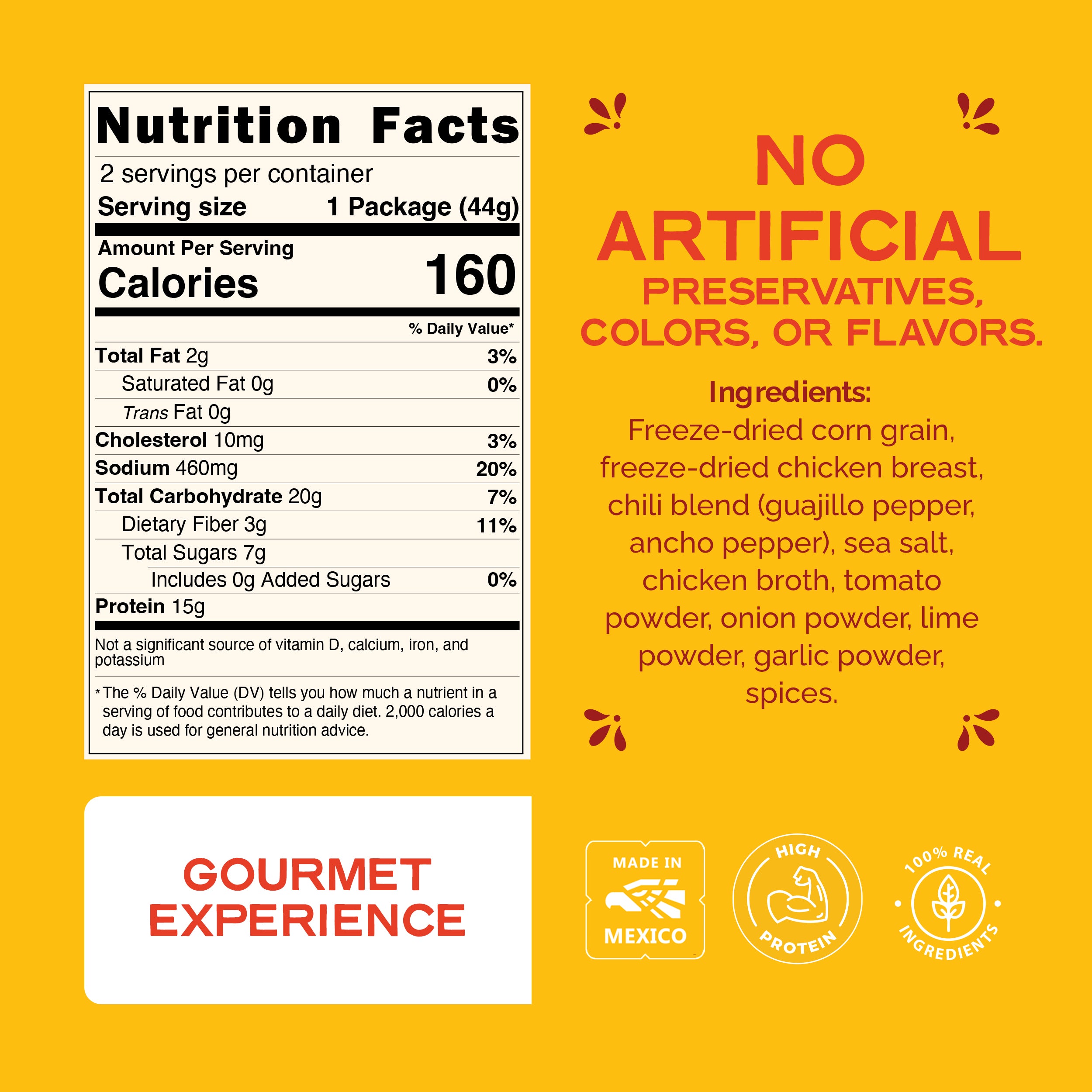 CHICKEN POZOLE - Family Pack - Gourmet Experience