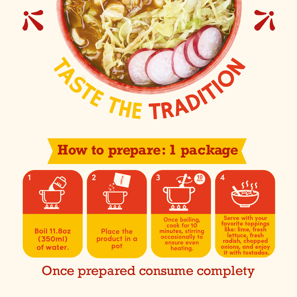 Wholesale 12 PACK | PORK POZOLE - Family Pack - Gourmet Experience