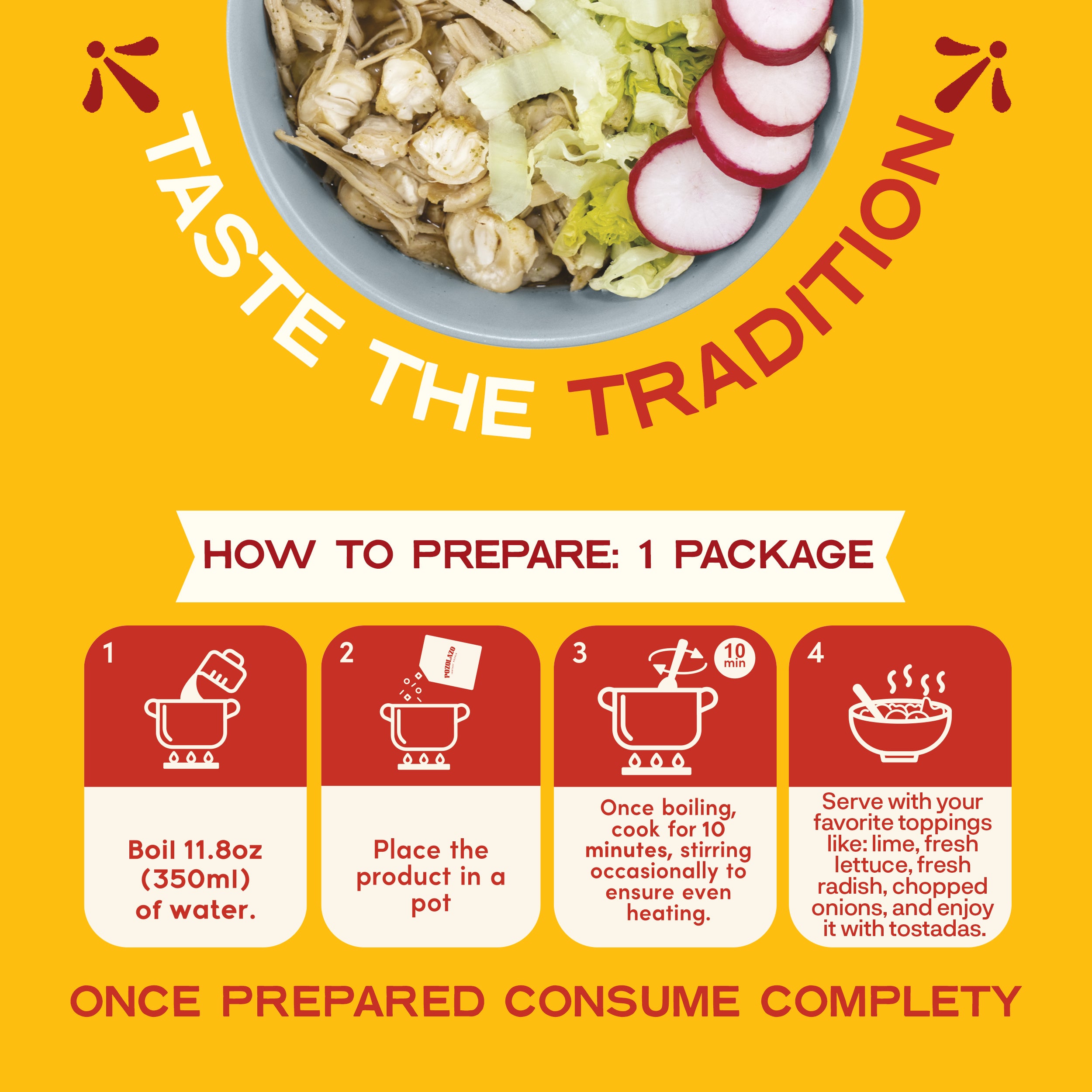 CHICKEN POZOLE - Family Pack - Gourmet Experience