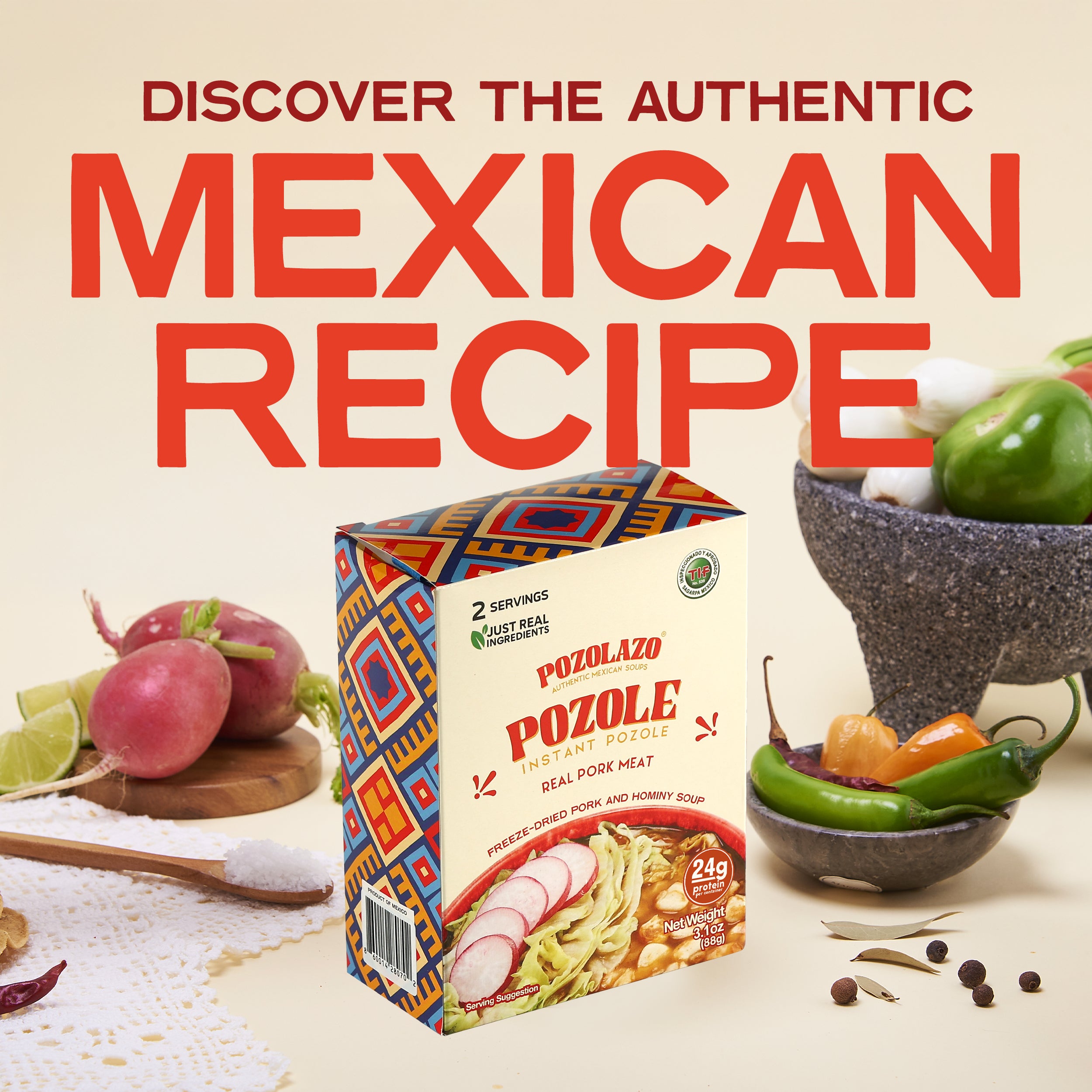 PORK POZOLE - Family Pack - Gourmet Experience
