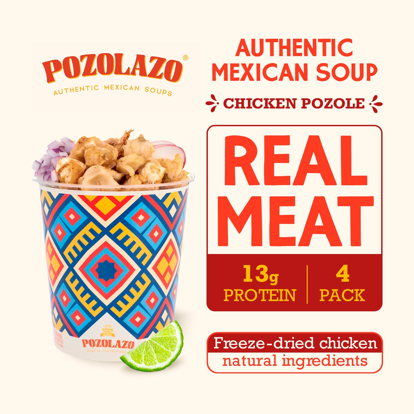 Chicken Pozole Cup - 4 Pack