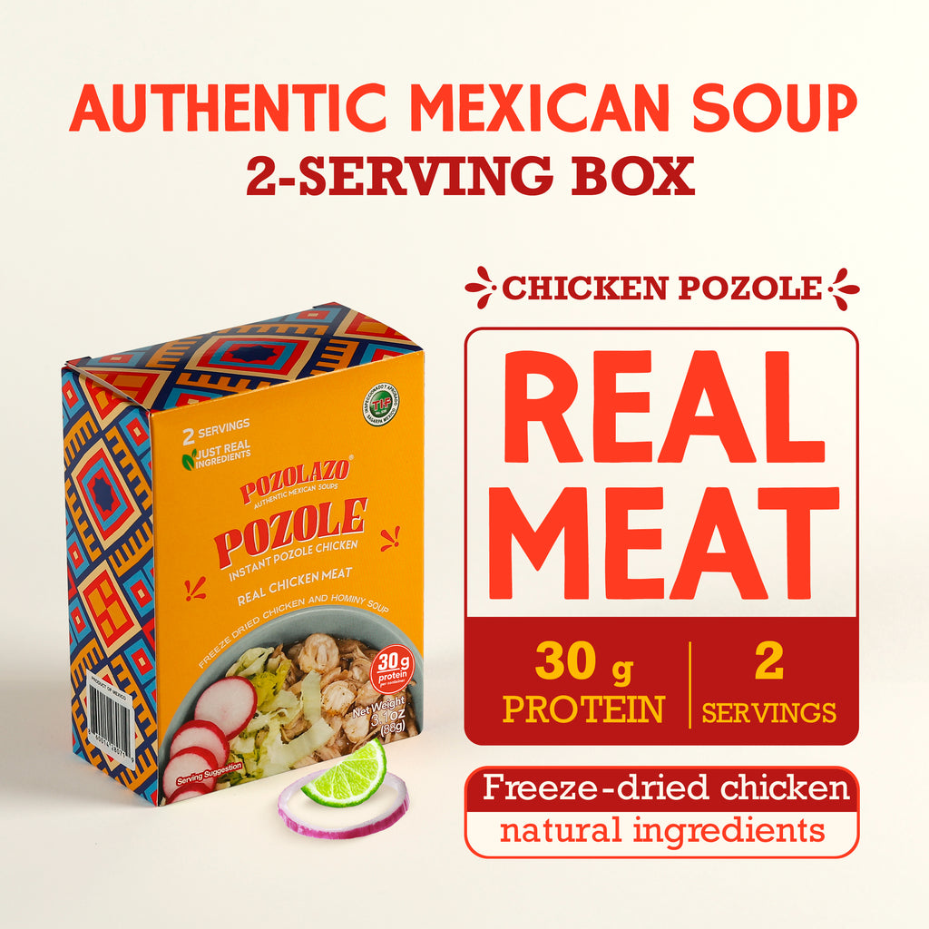 Wholesale 12 PACK | CHICKEN POZOLE - Family Pack - Gourmet Experience
