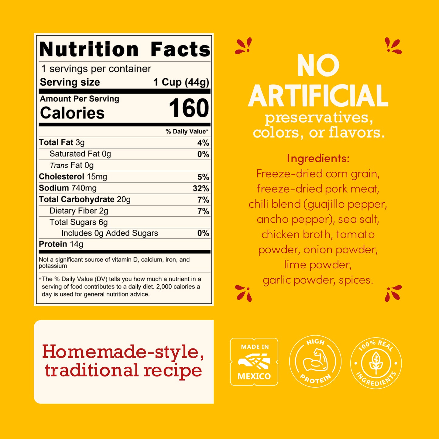 Pork Pozole Cup - 6 Pack