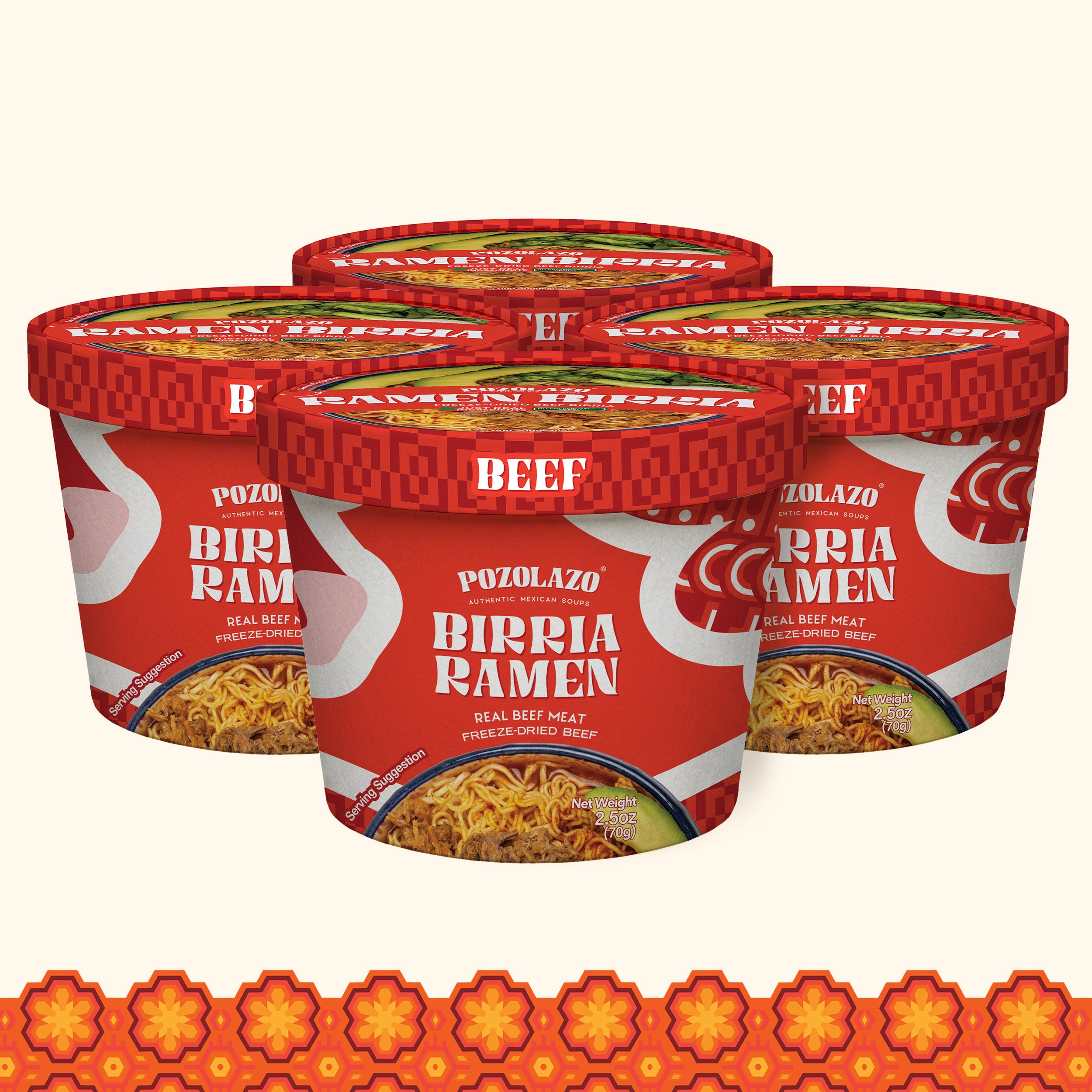 Instant Birria Ramen Bowl with Freeze-Dried Beef