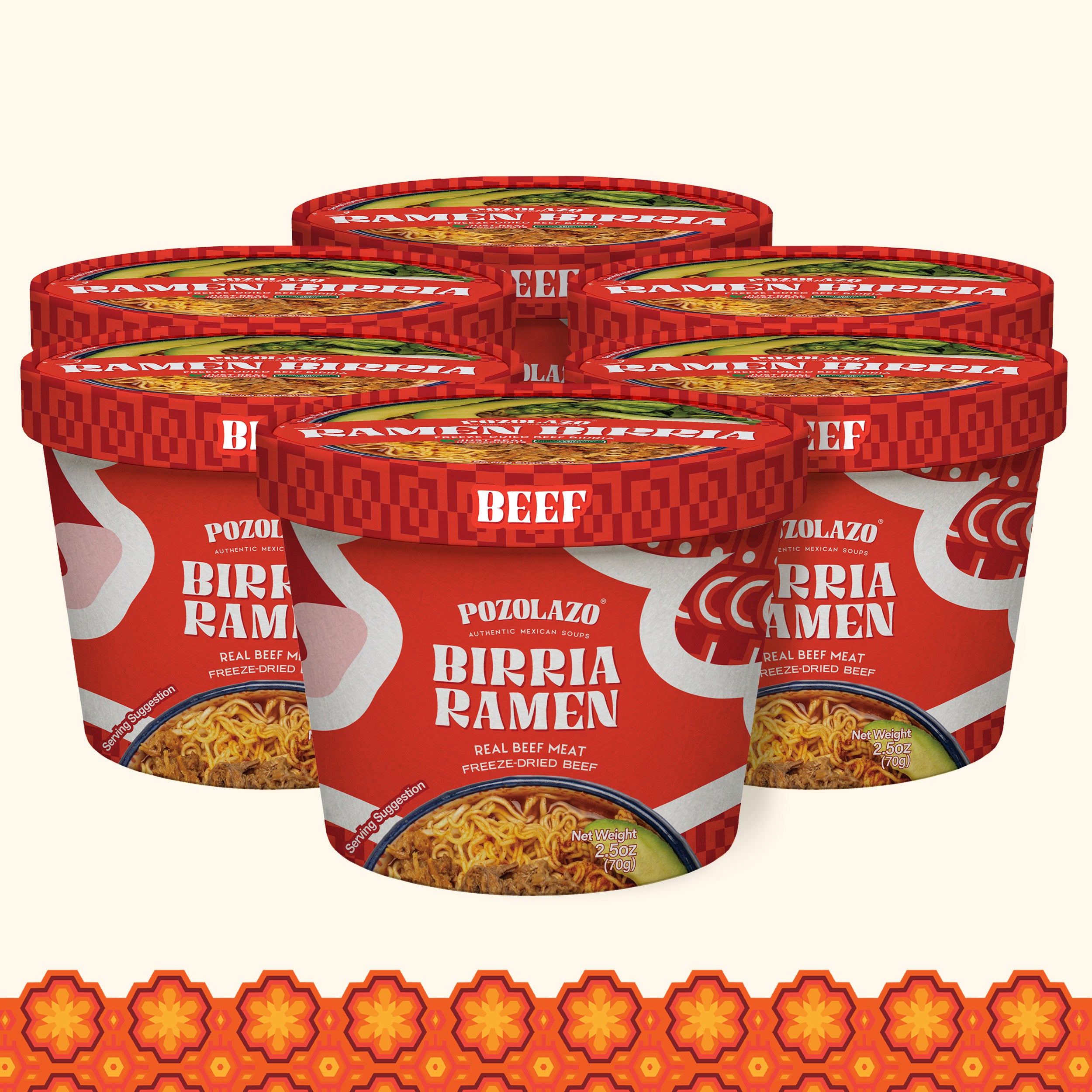 Instant Birria Ramen Bowl with Freeze-Dried Beef