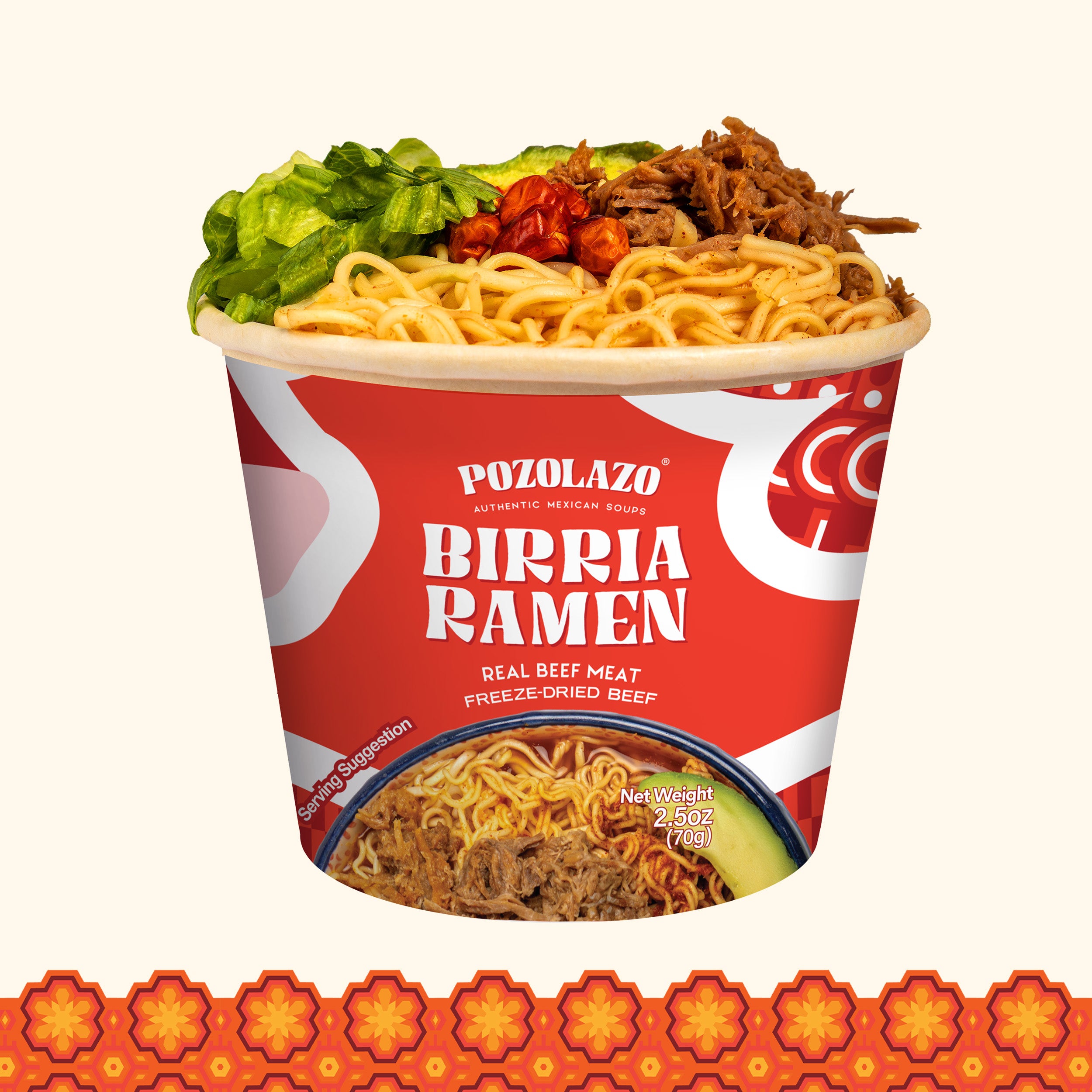 Instant Birria Ramen Bowl with Freeze-Dried Beef