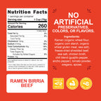 Birria Ramen BEEF On-The-Go Bowl