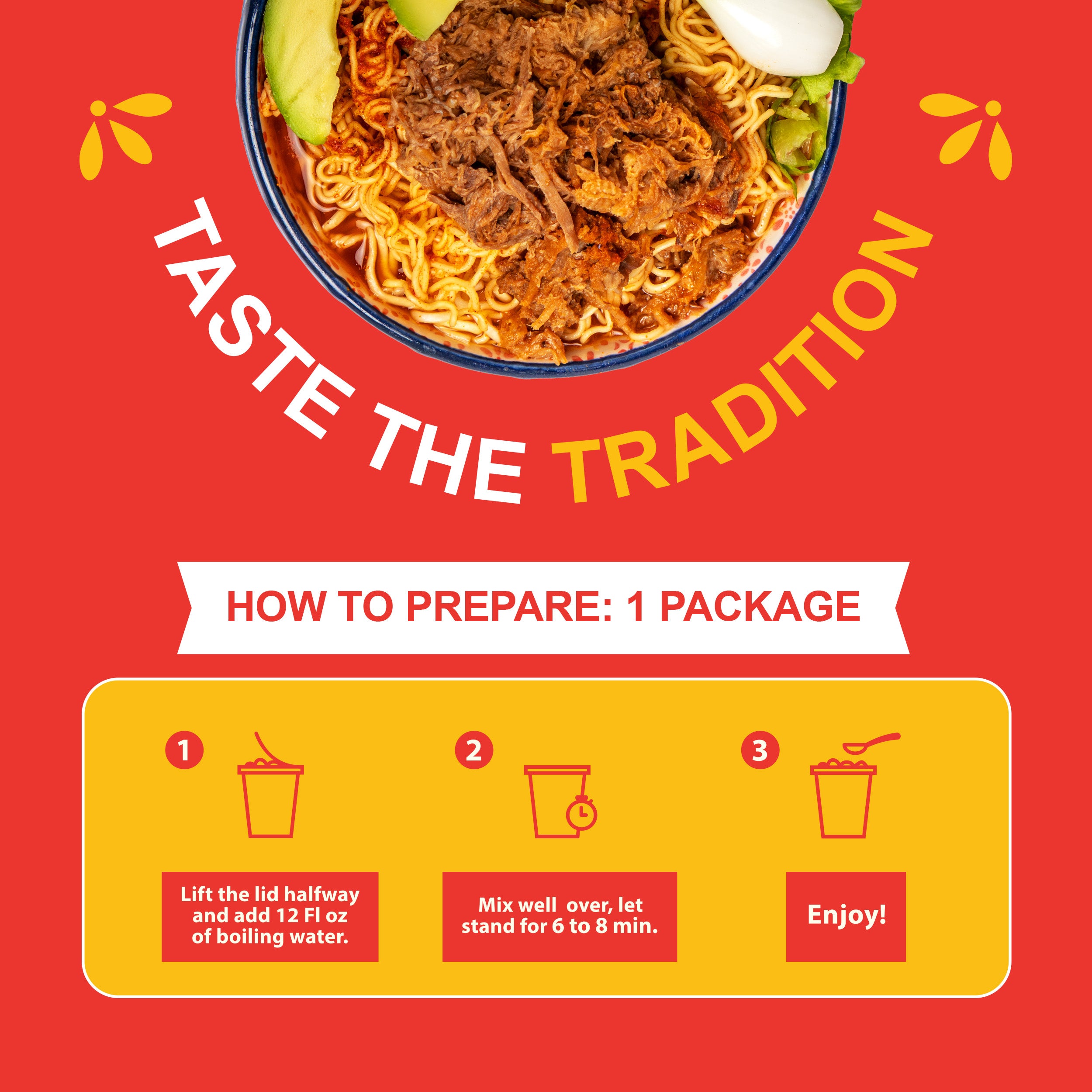Instant Birria Ramen Bowl with Freeze-Dried Beef