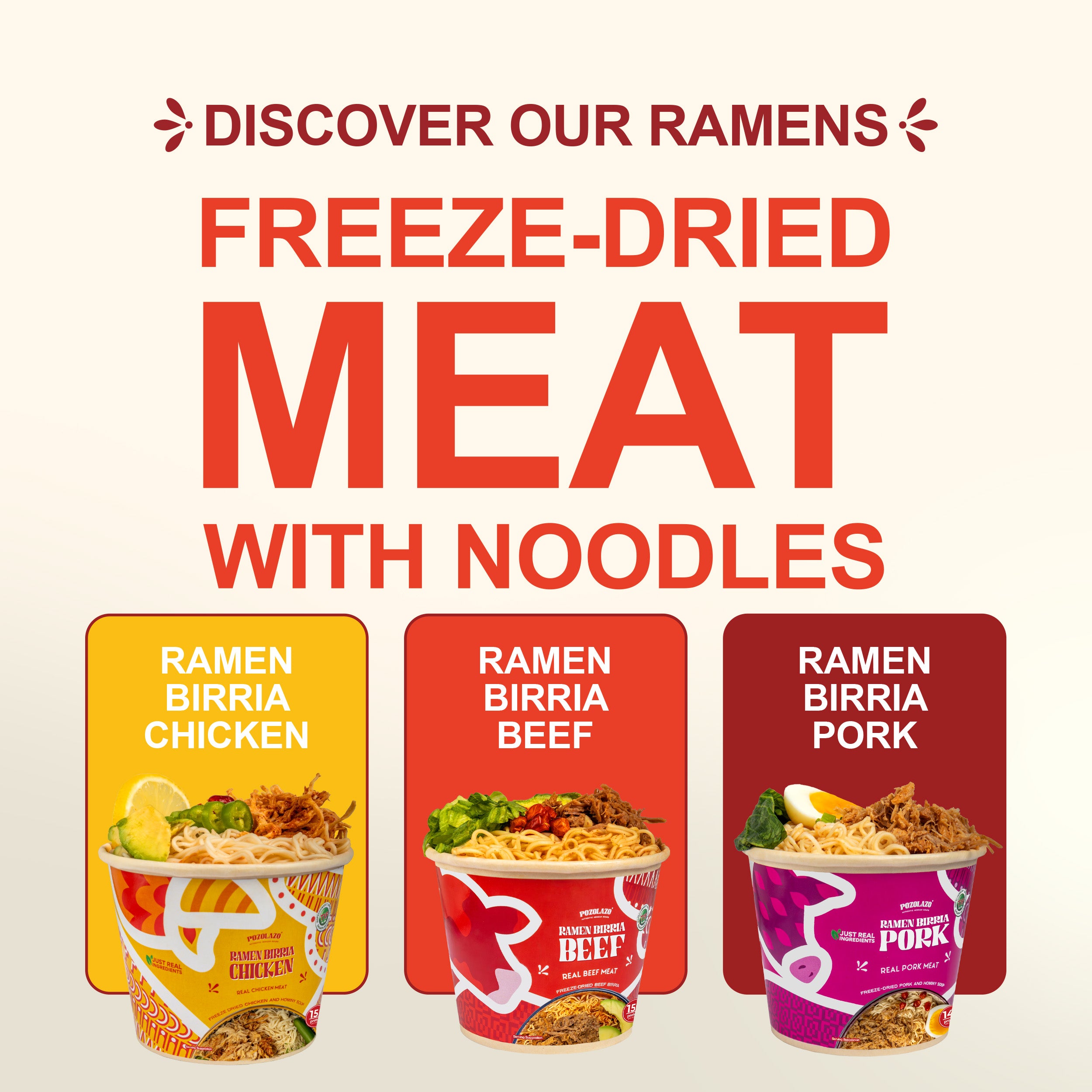 Beef BIRRIA RAMEN On-The-Go Bowl