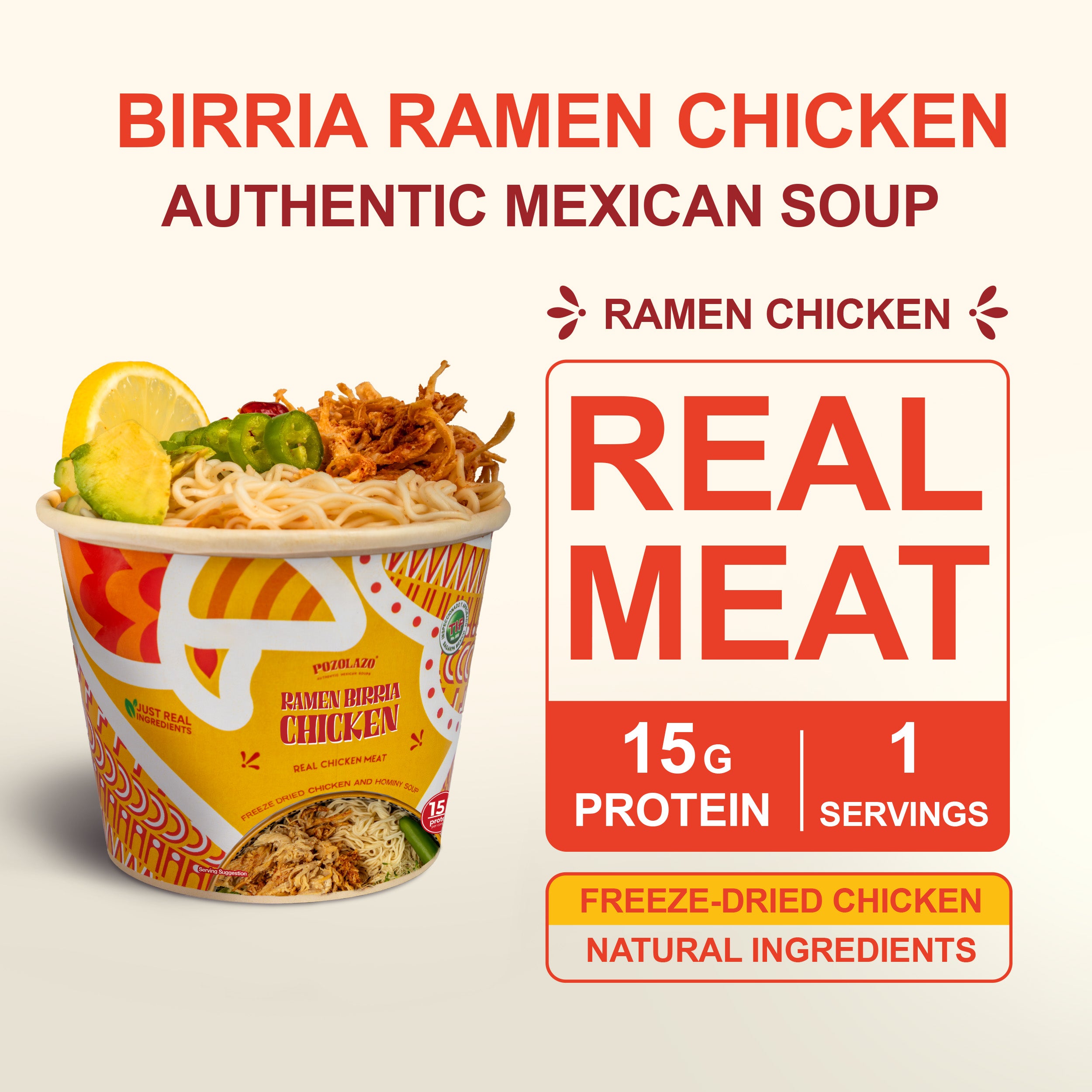Chicken BIRRIA RAMEN On-The-Go Bowl