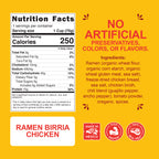 Birria Ramen CHICKEN On-The-Go Bowl