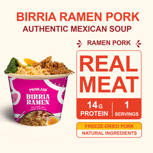 Birria Ramen PORK On-The-Go Bowl