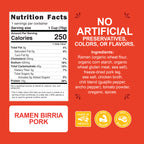 Birria Ramen PORK On-The-Go Bowl